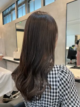ロング カラー 工藤 梨花のヘアスタイル