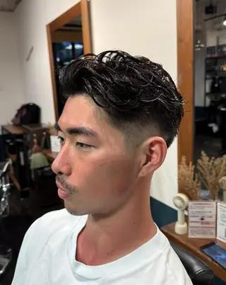 メンズ 早稲田/メンズ専門 /フェード/葛西裕季のヘアスタイル
