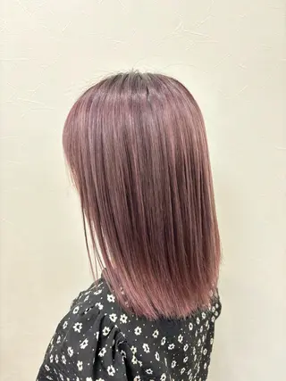 ミディアム カラー 小顔似合わせカット ┊︎*AYANO*のヘアスタイル