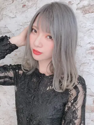 セミロング メンズ縮毛矯正✂ 髪質改善✄﻿金井雄司のヘアスタイル