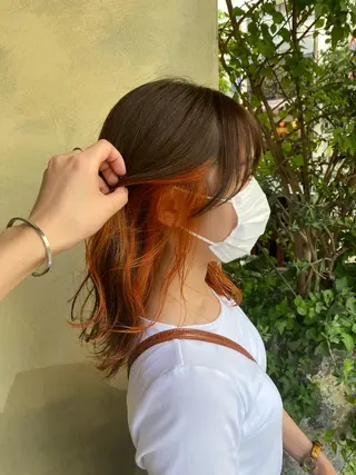 カラー hina☺︎ 髪質改善/ストレートのヘアスタイル