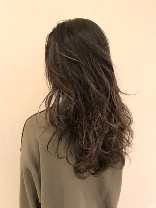 ロング カラー シールエクステ⭐️ オオミタクヤのヘアスタイル