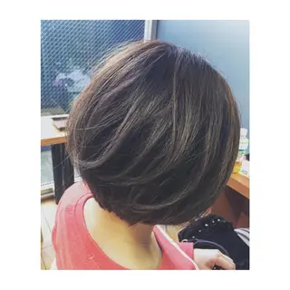 ショート カラー 大栗 佑也  髪質改善のヘアスタイル