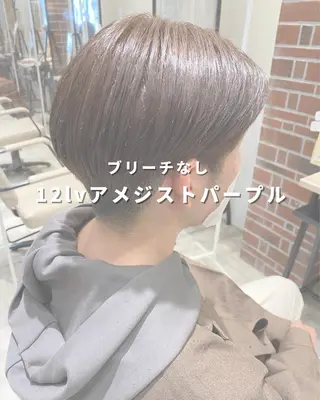 ショート カラー メンズ 長津 健一郎のヘアスタイル