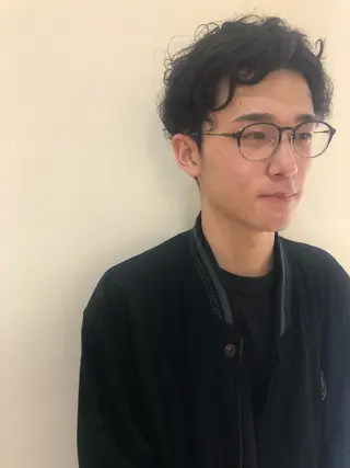 パーマ メンズ 相原 美咲のヘアスタイル