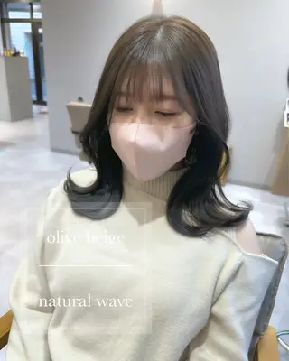 セミロング カラー ヘアアレンジ topstylist 芳賀みなみのヘアスタイル