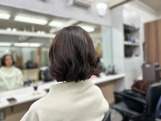 ミディアム カラー 似合わせ小顔カット 🌟神谷 ヨシタカのヘアスタイル