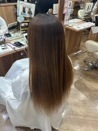 ロング パーマ 女性専用サロンAnsurmimi南草津店所属・加藤 和音のヘアスタイル