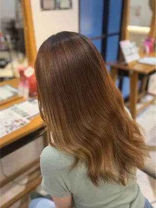 セミロング 😈せいと😈 カット/艶カラーのヘアスタイル
