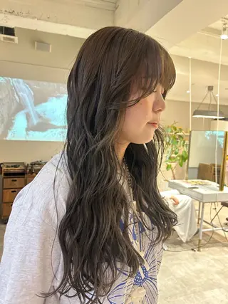 ロング sliver renのヘアスタイル