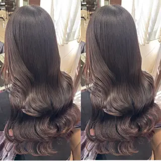 ロング カラー シールエクステ🎀 羽エクステ🌙しぇるのヘアスタイル