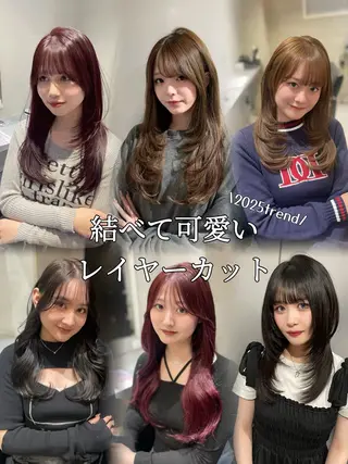 セミロング 髪質改善×透明感× 艶髪🥀HIYORIのヘアスタイル