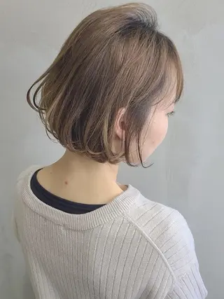 ショート カラー SOURCE 堺東のヘアスタイル