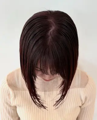 カラー 西村 清花のヘアスタイル