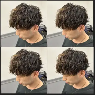 ショート 🔥メンズパーマ特 化🔥渡辺一翔🔥のヘアスタイル
