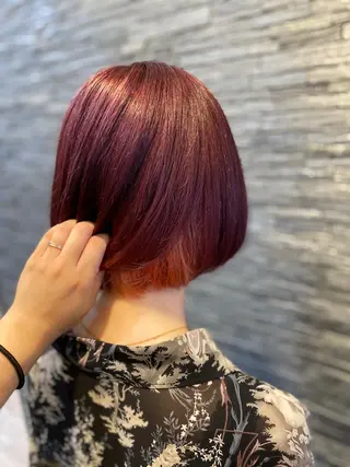 カラー 加藤 実穂のヘアスタイル