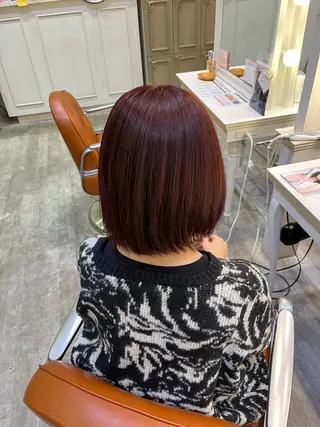 カラー 🎀ツヤカラー🎀 暖色カラー/amiのヘアスタイル