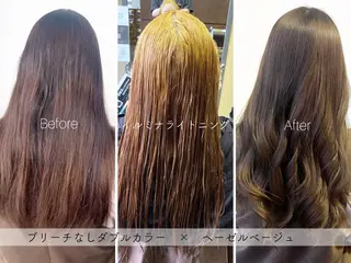 カラー SARAJU 仁川店【カラー特化】のヘアスタイル