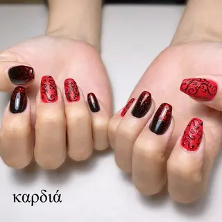 ネイル καρδιά -ｶﾙﾃﾞｨｱ-のネイルデザイン