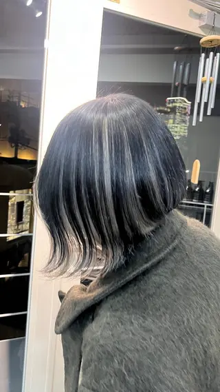 ミディアム カラー RIN 中明度韓国ヘアのヘアスタイル