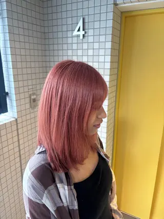 カラー 外国人風ヘア ×18歳美容師ルイヤのヘアスタイル