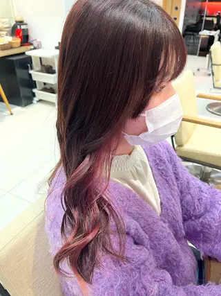 ロング カラー なつな/ 透明感カラーのヘアスタイル