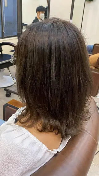 ミディアム カラー 🟢NEGi🟣 🫧髪質改善のヘアスタイル