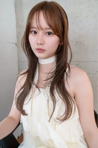 ロング カラー green   上野所属・Ako /クールカラー💙のヘアスタイル
