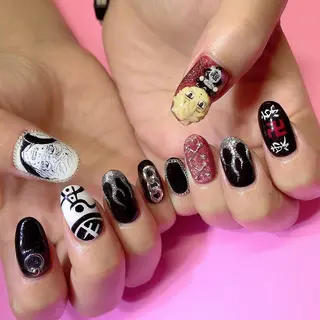 ネイル シェアサロンLei.g(レイジー)所属・3Dアートネイル💗 都築レナのネイルデザイン