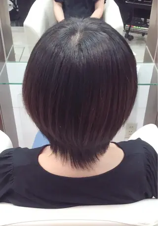 ショート ミディアム セミロング ロング カラー パーマ ヘアアレンジ メンズ キッズ ネイル まつエク Leyシェアサロン所属・Ken ドライカット ✂️水素ケアのヘアスタイル