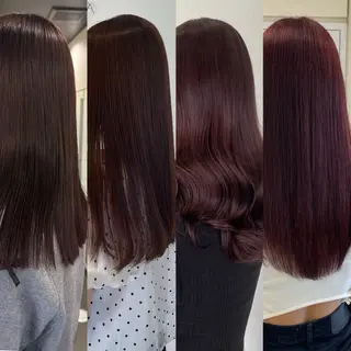 ロング カラー 暖色カラー /ヘアアレンジ/花鈴のヘアスタイル