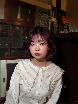ミディアム ヘアアレンジ 竹島 綾乃のヘアスタイル