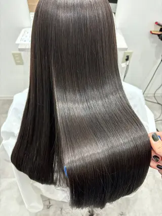 ロング カラー 髪質改善/透明感 カラー/内藤有須加のヘアスタイル