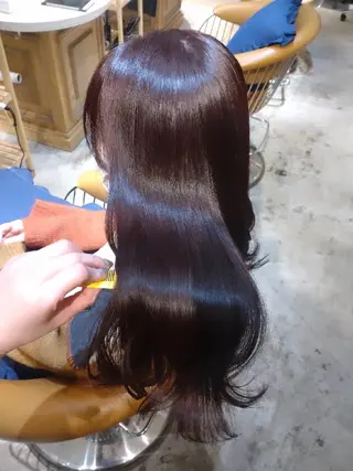 ロング 縮毛矯正/レイヤー 💎やまもとちひろのヘアスタイル