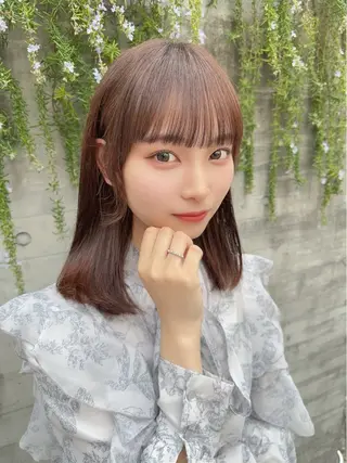 ミディアム 瀬畑 拓海のヘアスタイル