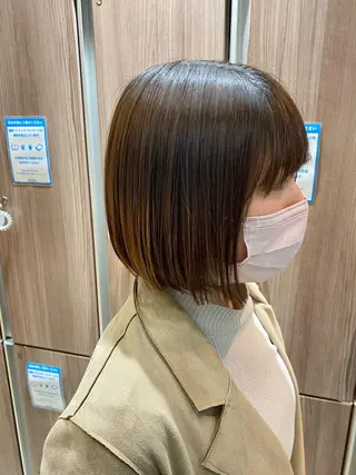 ミディアム 佐々木 拓海のヘアスタイル