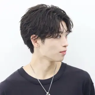 ミディアム カラー パーマ メンズ メンズ特化 😎キョウヘイ😎のヘアスタイル