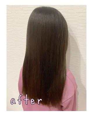 セミロング キッズ 安藤 まどかのヘアスタイル