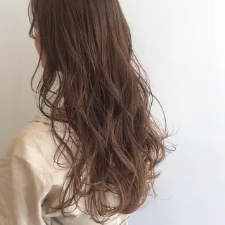 セミロング ブリーチ縮毛矯正 齊藤翔太のヘアスタイル