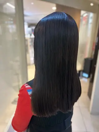 ロング カラー 艶質改善/縮毛矯正 ササキナツミのヘアスタイル