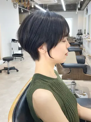 ショート ショート/ハイライト /白髪ぼかし🌿松本のヘアスタイル