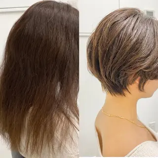 ショート カラー ヘアアレンジ 似合わせ専門美容師 なかじまのヘアスタイル