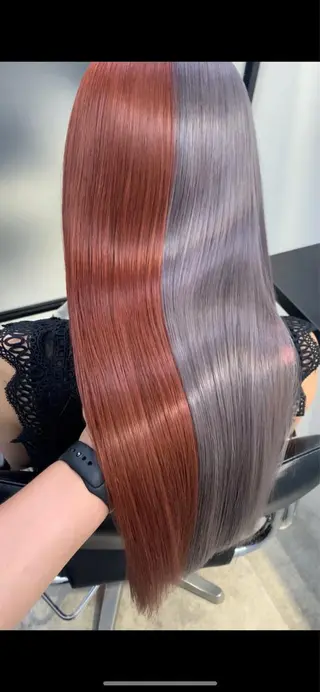 ロング 及川シゲル 髪質改善講師のヘアスタイル