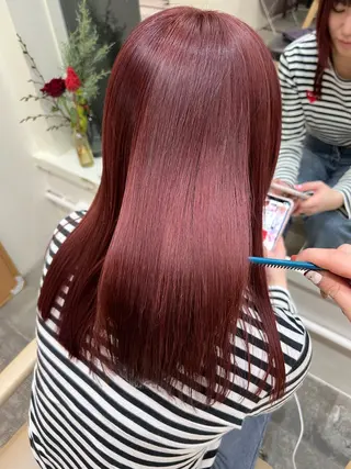 カラー MION✂️ 似合わせカットのヘアスタイル