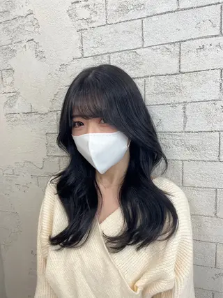 ロング ヘアアレンジ 韓国レイヤーカット/ 🩶HARUKA🩶のヘアスタイル