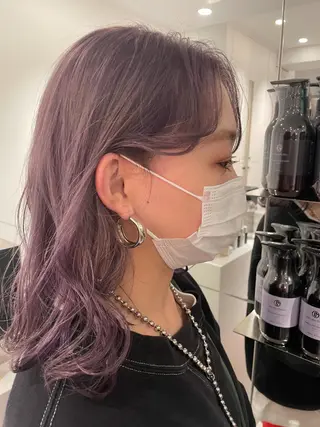 ミディアム カラー 🪞透けhair 🪞honokaのヘアスタイル