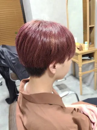 メンズ カラー 桐島 令奈のヘアスタイル