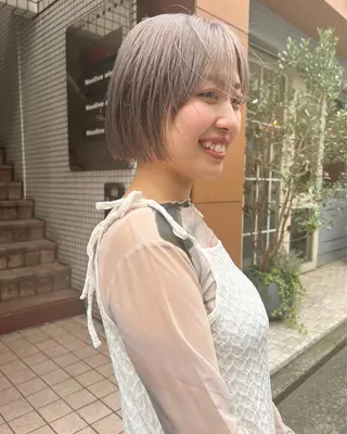 ショート カラー 🌿ニュアンスパーマ /ショート淳平のヘアスタイル