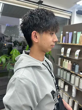 ショート パーマ メンズ メンズパーマの達人 /タカシマ　ダイスケのヘアスタイル