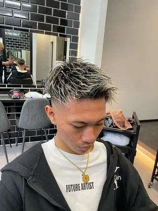ショート カラー メンズ men's lapis横浜店所属・【Men's Lapis横浜】翔太のヘアスタイル